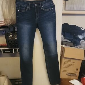 Silver Jeans Dark Indigo Skinny Jeans